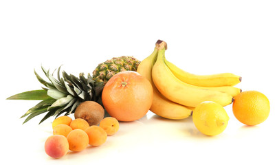 Citrus isolated on white