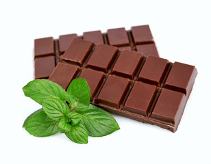 Chocolate with mint