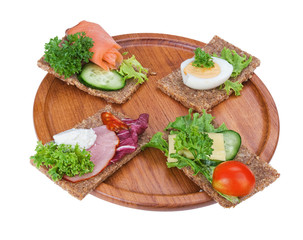 rye bread sandwiches