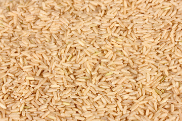 Background  brown rice