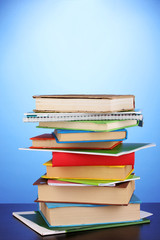 Stack of interesting books and magazines