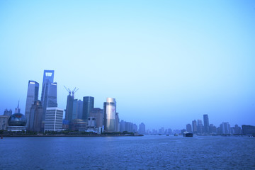 Fototapeta na wymiar Shanghai Pudong City Night