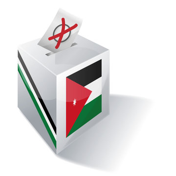 Wahlbox Jordanien
