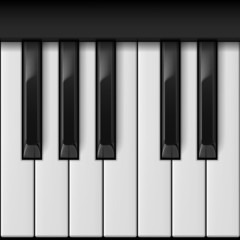 Naklejka premium Piano keys
