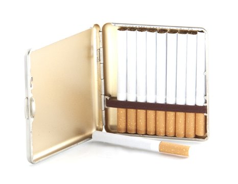 Cigarettes And Cigarette Case Vintage