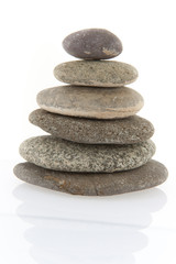 pyramid of pebbles