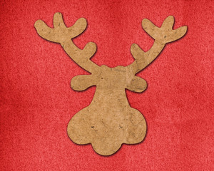 Reindeer of christmas head