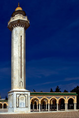 tower in blue
