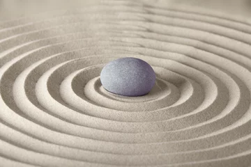 Abwaschbare Fototapete spiritueller Zen-Garten © kikkerdirk