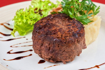 Fried steaks