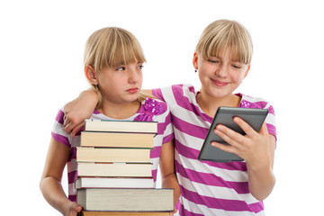 Books vs ebook reader