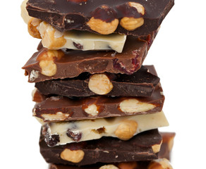 stack of chocolate