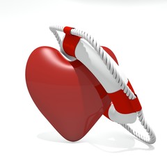 Heart and life buoy