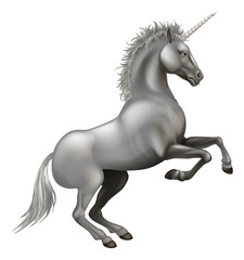 Obraz na płótnie Canvas Potężny ilustracja Unicorn