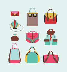 woman bags and purses collection - 46715550