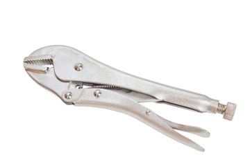 Locking Pliers With Closed Jaws.