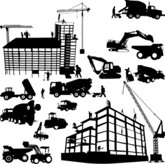 under construction - vector