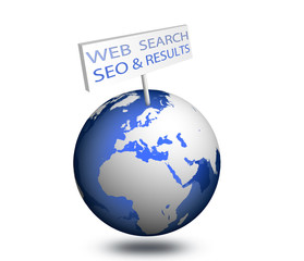 Internet web search seo results analyse engine optimization
