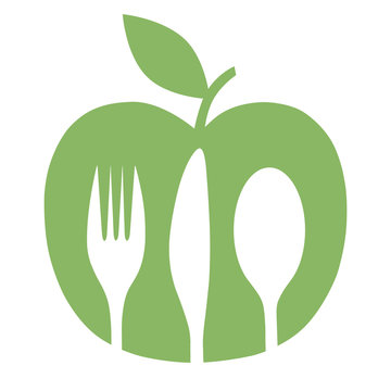 Logo food healthy eating