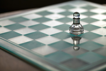 Pawn, chess piece - series: concept - small business growth,