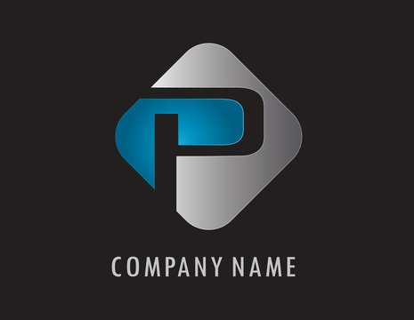P business logo