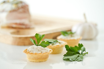 tartlets with lard