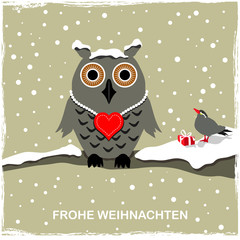 FroheWeihnachtenEule