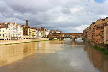 Obraz premium Florence Italy Bridge