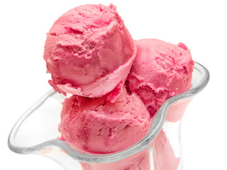 ice cream isolated on white background