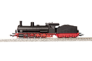 old steam loco model