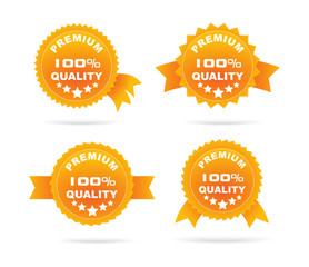 Guarantee orange label