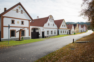 Holasovice - historical village, UNESCO site, Czech rep.