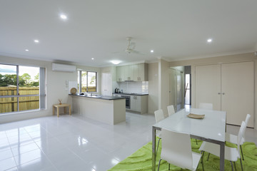 Kitchen and dining area