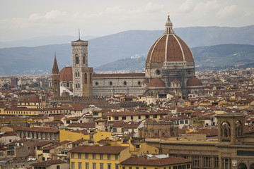 Fototapeta na wymiar Widok Florencja, Włochy