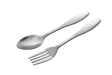 Spoon and fork