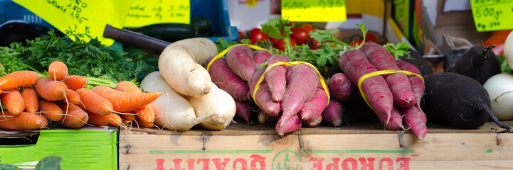gemüse vom wochenmarkt