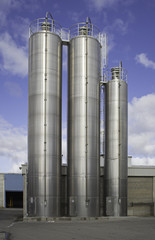 Metal storage containers