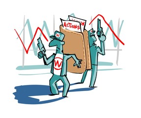 Protection d'actions avec des warnants