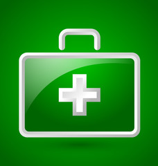 Obraz premium First aid kit icon