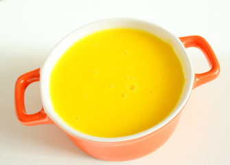 cocotte de soupe de citrouille