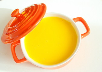 cassolette de soupe de citrouille