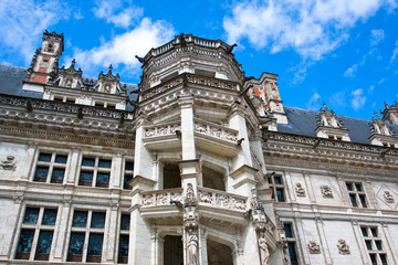Royal Chateau de Blois. One of the chateau on Loire in France