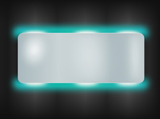 metallic board, vector