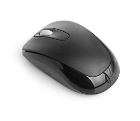 Black computer mouse