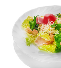 Caesar Salad isolated on a white background