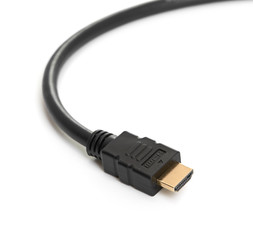 close shot of HDMI cable