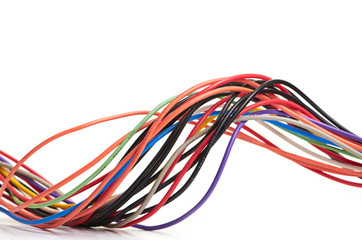 Multicolored computer cable
