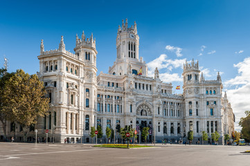 Fototapeta na wymiar Pałac Komunikacji, Madryt