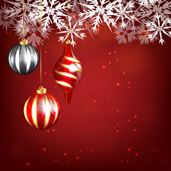 Red Christmas Background