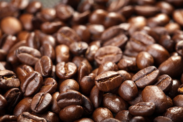 roasted coffee beans background